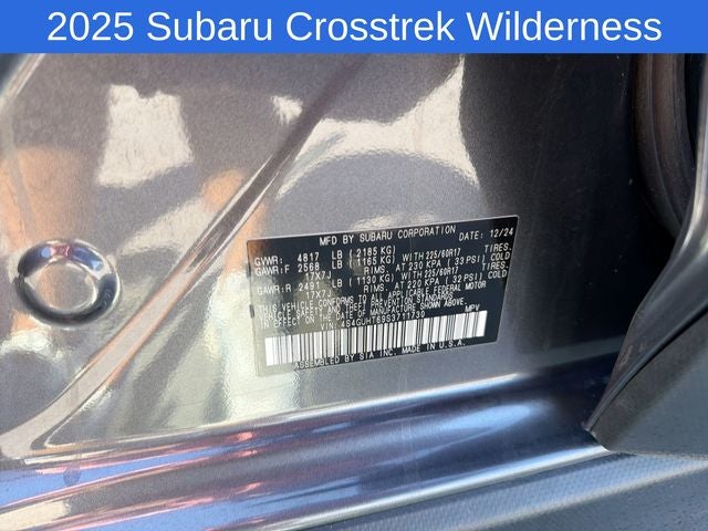 2025 Subaru Crosstrek Wilderness