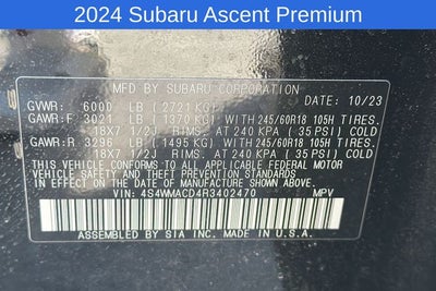 2024 Subaru Ascent Premium