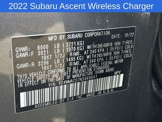 2022 Subaru Ascent Premium