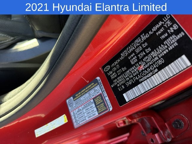 2021 Hyundai Elantra Limited