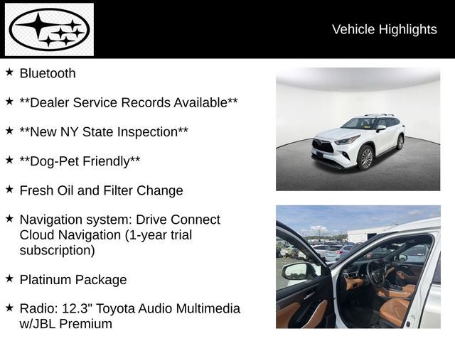 2024 Toyota Highlander Platinum
