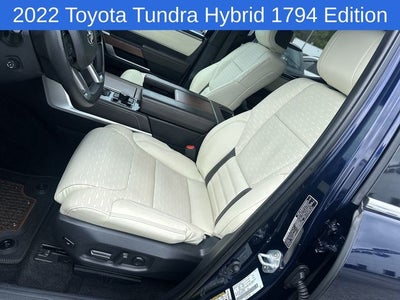 2022 Toyota Tundra Hybrid 1794 Edition