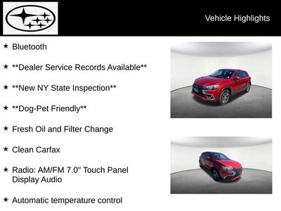2019 Mitsubishi Outlander Sport 2.0 ES