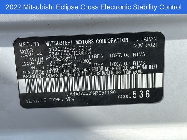 2022 Mitsubishi Eclipse Cross SEL