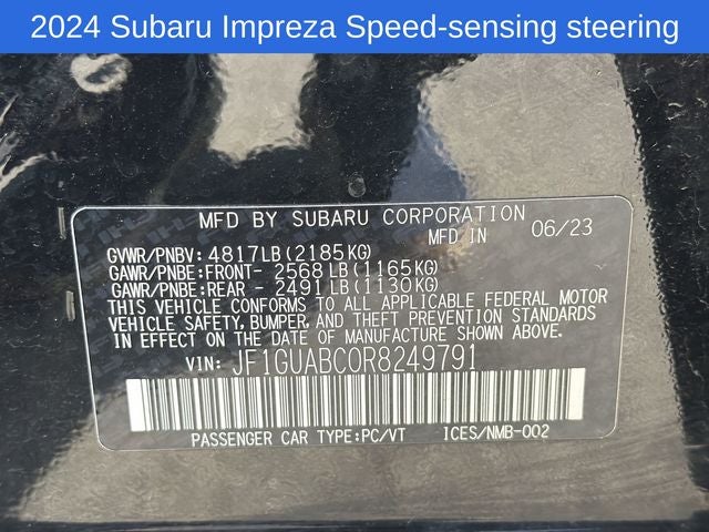 2024 Subaru Impreza Base