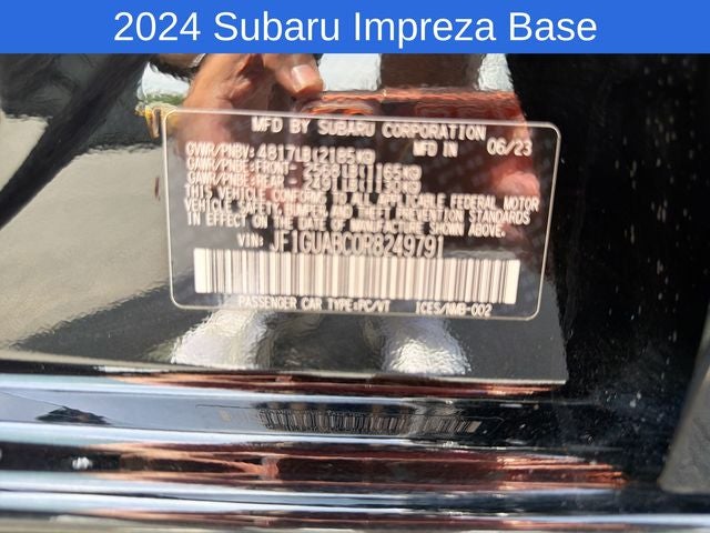 2024 Subaru Impreza Base