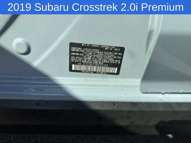 2019 Subaru Crosstrek 2.0i Premium
