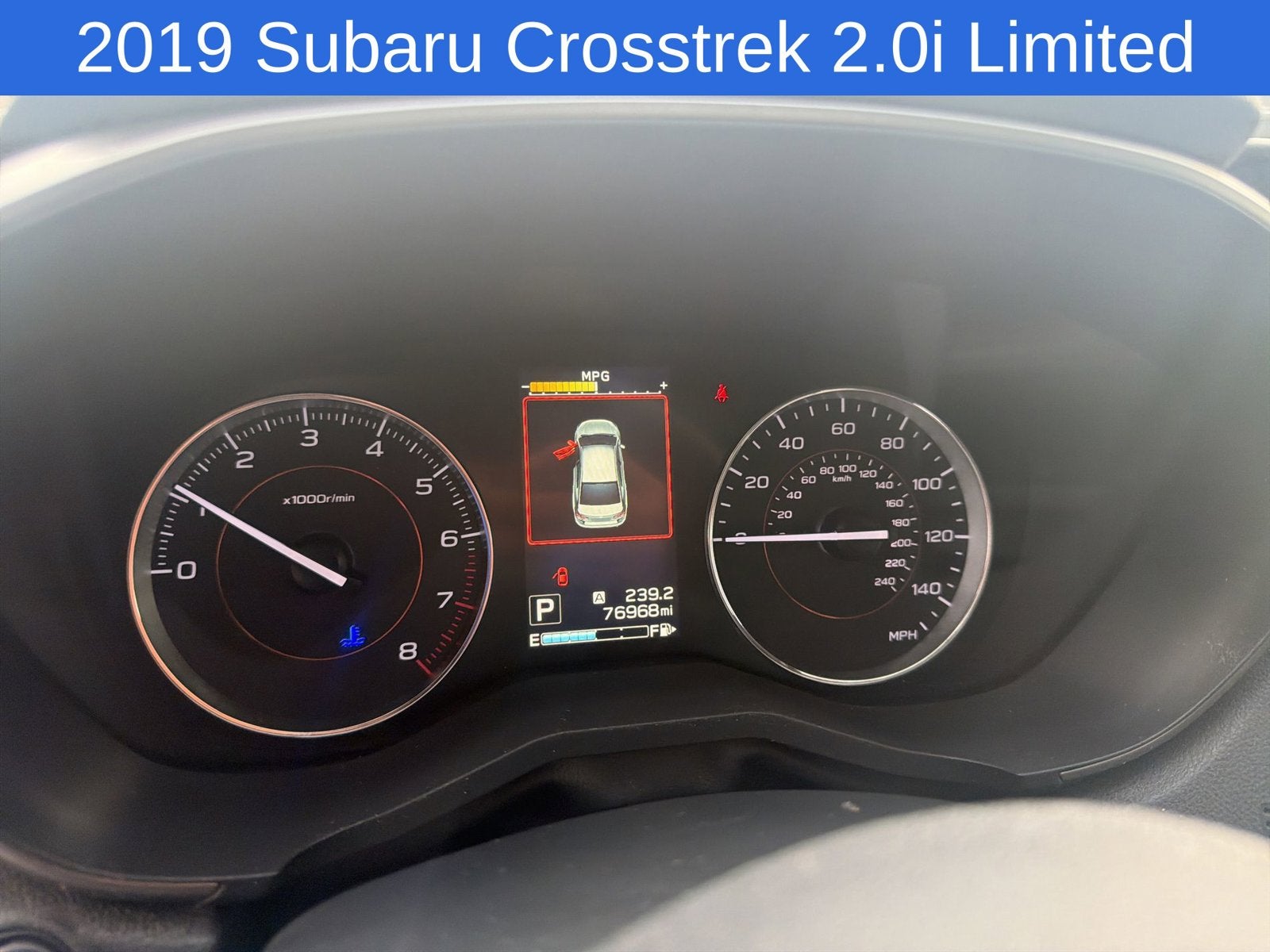 2019 Subaru Crosstrek 2.0i Limited