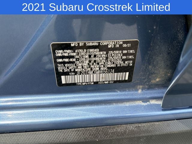2021 Subaru Crosstrek Limited