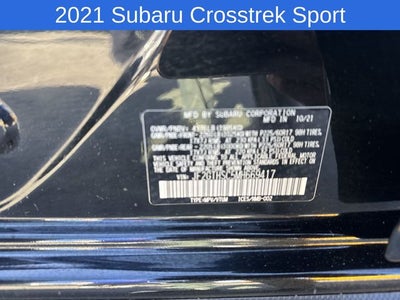 2021 Subaru Crosstrek Sport