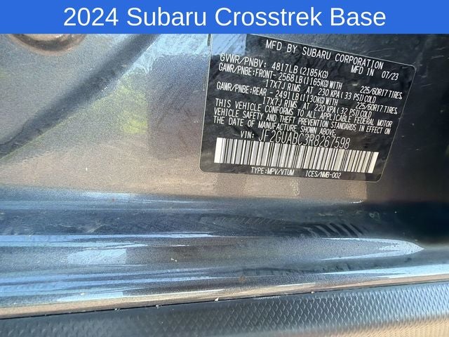 2024 Subaru Crosstrek Base