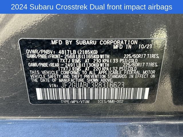 2024 Subaru Crosstrek Base