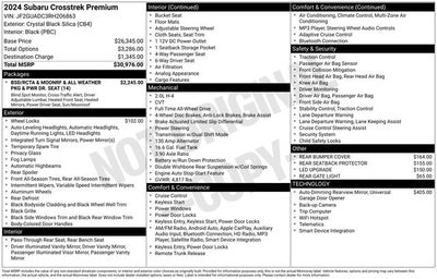 2024 Subaru Crosstrek Premium