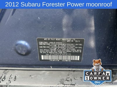 2012 Subaru Forester 2.5X Premium