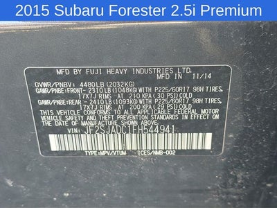 2015 Subaru Forester 2.5i Premium