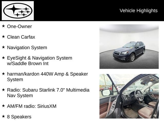 2017 Subaru Forester 2.5i Touring