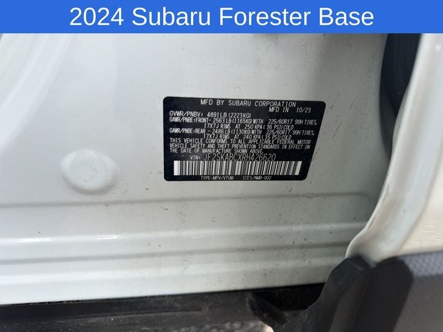 2024 Subaru Forester Base