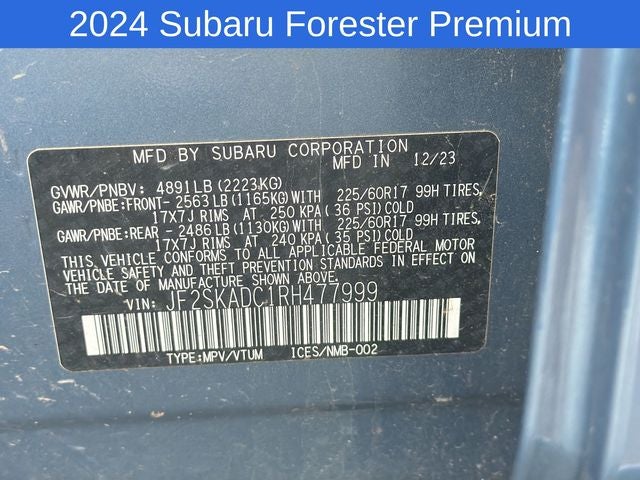 2024 Subaru Forester Premium