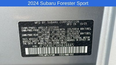 2024 Subaru Forester Sport