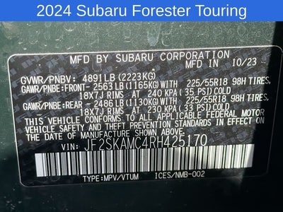 2024 Subaru Forester Touring