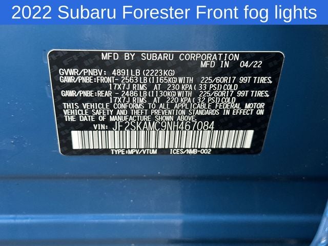 2022 Subaru Forester Wilderness