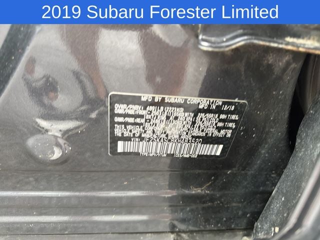 2019 Subaru Forester Limited