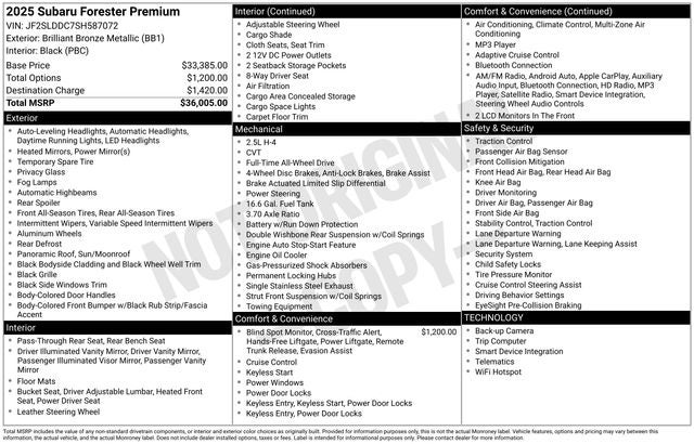 2025 Subaru Forester Premium