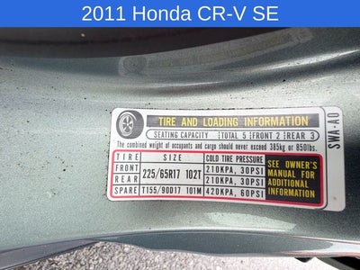 2011 Honda CR-V SE