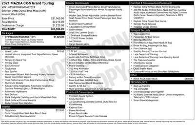 2021 Mazda Mazda CX-5 Grand Touring