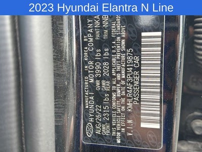 2023 Hyundai Elantra N Line