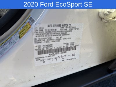 2020 Ford EcoSport SE