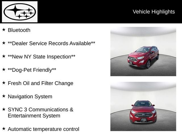 2020 Ford EcoSport Titanium