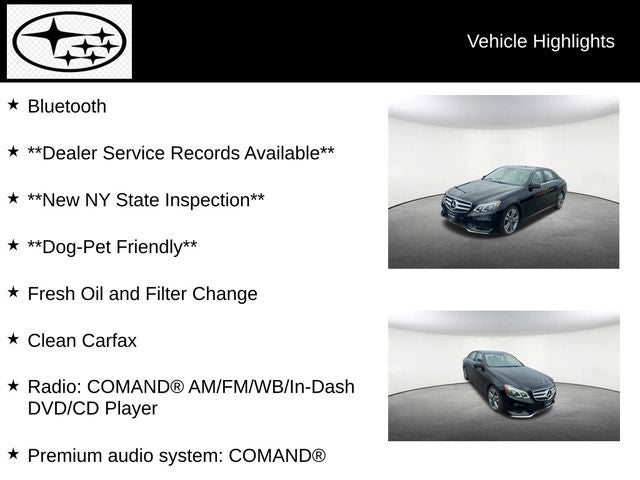 2016 Mercedes-Benz E-Class E 350 4MATIC®