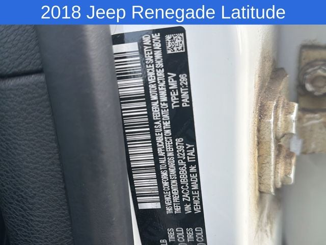 2018 Jeep Renegade Latitude