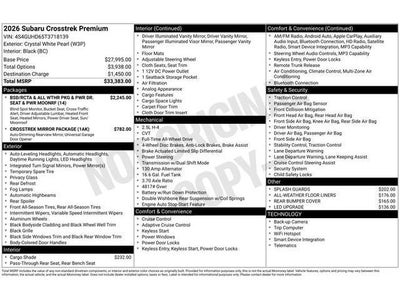 2026 Subaru CROSSTREK Premium