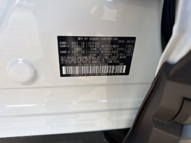 2026 Subaru FORESTER Standard Model