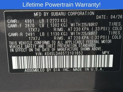2026 Subaru FORESTER Standard Model