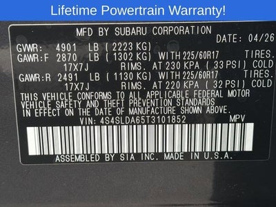 2026 Subaru FORESTER Standard Model