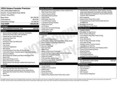 2026 Subaru FORESTER Premium