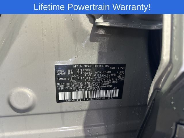 2026 Subaru FORESTER Limited