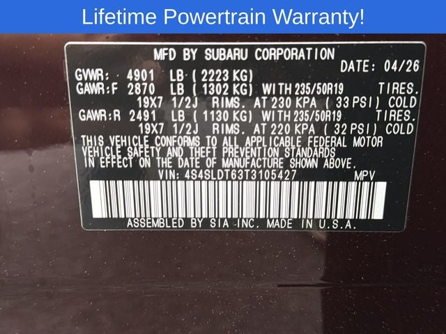2026 Subaru FORESTER Touring
