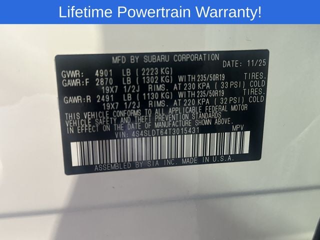 2026 Subaru FORESTER Touring