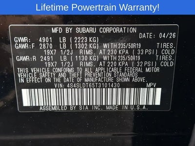 2026 Subaru FORESTER Touring