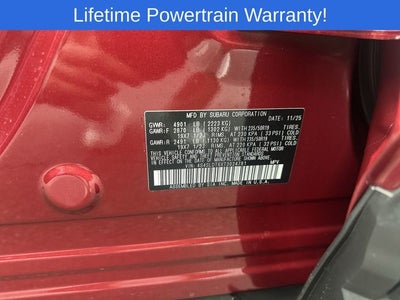 2026 Subaru FORESTER Touring