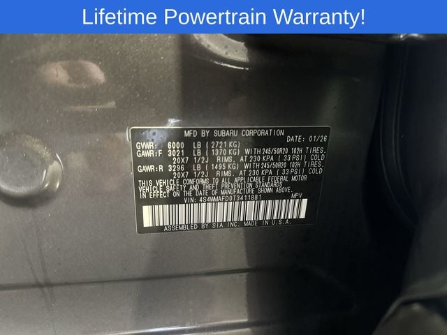 2026 Subaru ASCENT Limited 8-Passenger