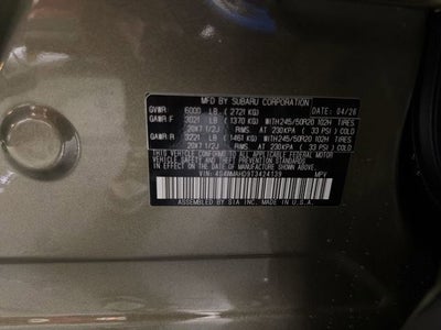 2026 Subaru ASCENT Limited Bronze Edition 7-Passenger
