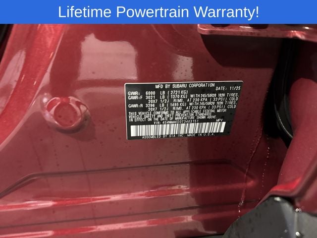 2026 Subaru ASCENT Touring 7-Passenger