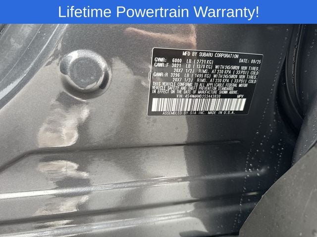 2025 Subaru ASCENT Onyx Edition Touring