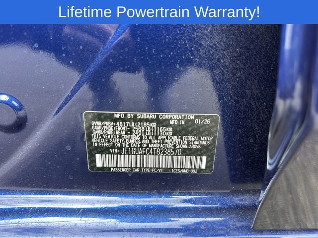 2026 Subaru IMPREZA Sport