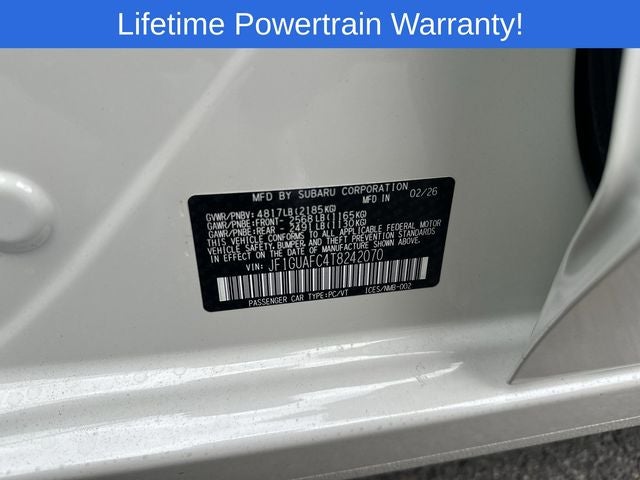 2026 Subaru IMPREZA Sport